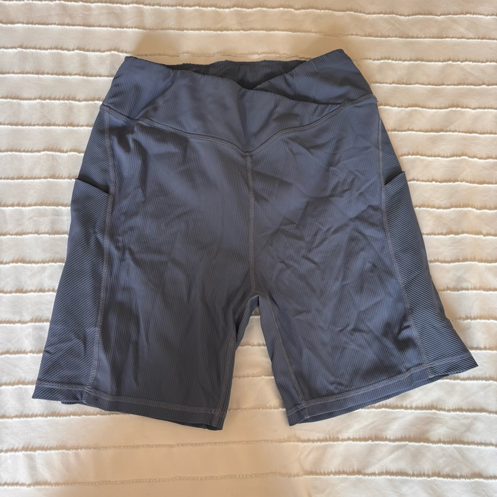 Women's cross waist biker shorts